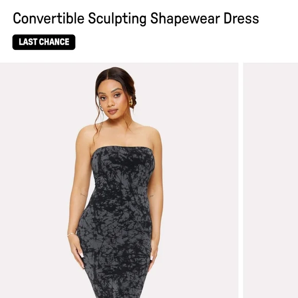 NWOT YITTY Convertibal Scultpting Shapeware Dress - Picture 4 of 5